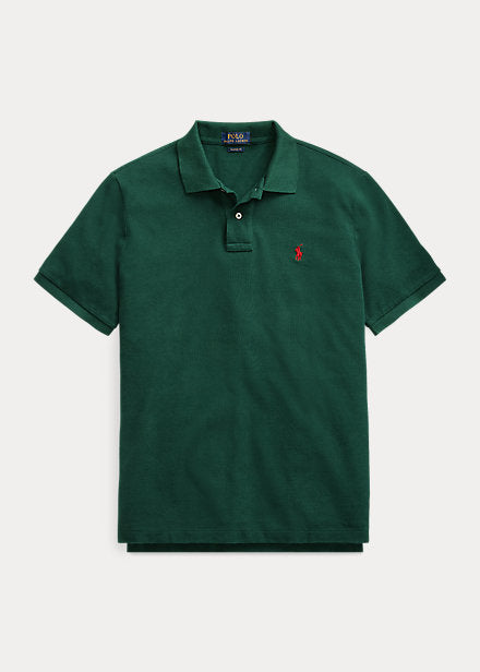 Custom Silm Fit Polo Uomo Antique Green