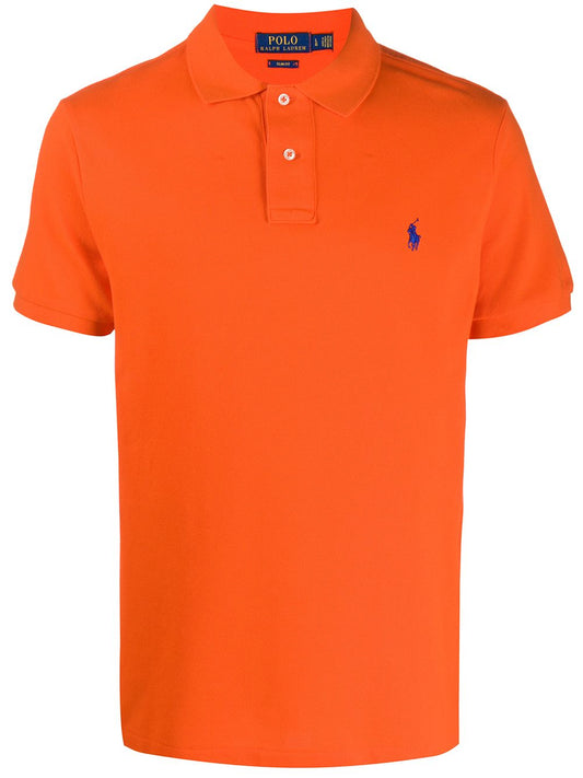 Custom Silm Fit Polo Uomo Gear Orange