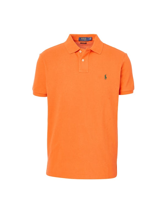 Custom Silm Fit Polo Uomo Light Orange