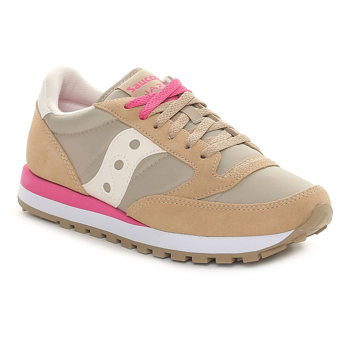 SAUCONY JAZZ ORIGINAL DONNA GREEN PINK